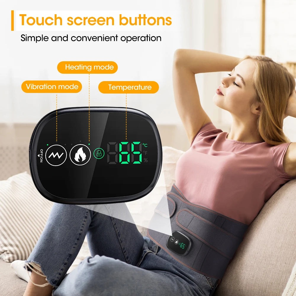 Massage and heating belt