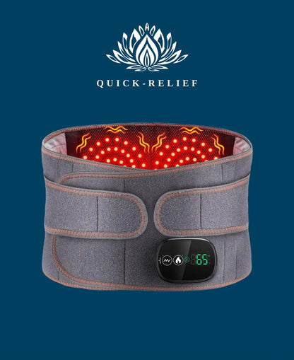 Massage and heating belt
