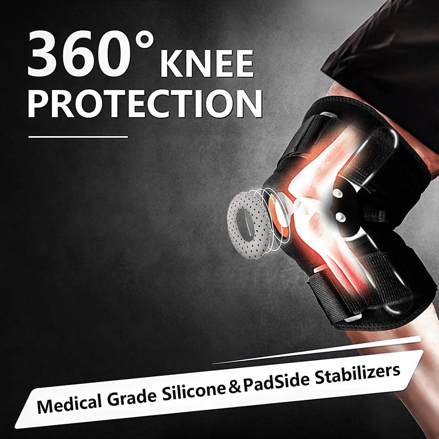 Elastic knee protector