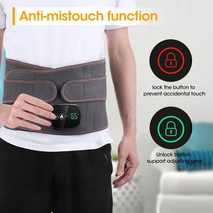 Massage and heating belt