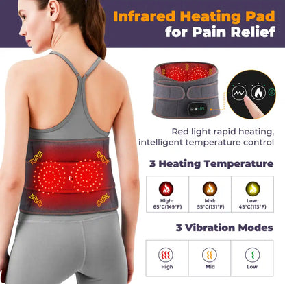 Massage and heating belt