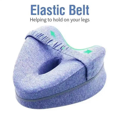 Orthopeadic leg pillow for side sleepers